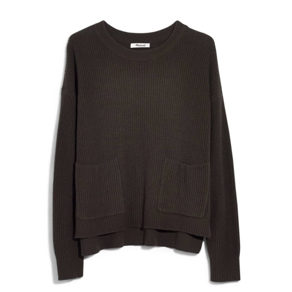 Madewell Patch Pocket Pullover Sweater